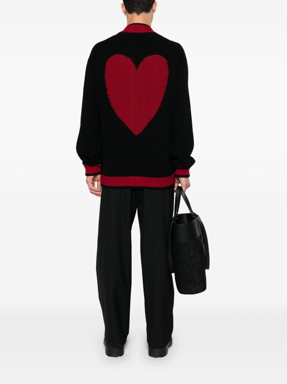 logo-appliquÃ© cardigan - 2