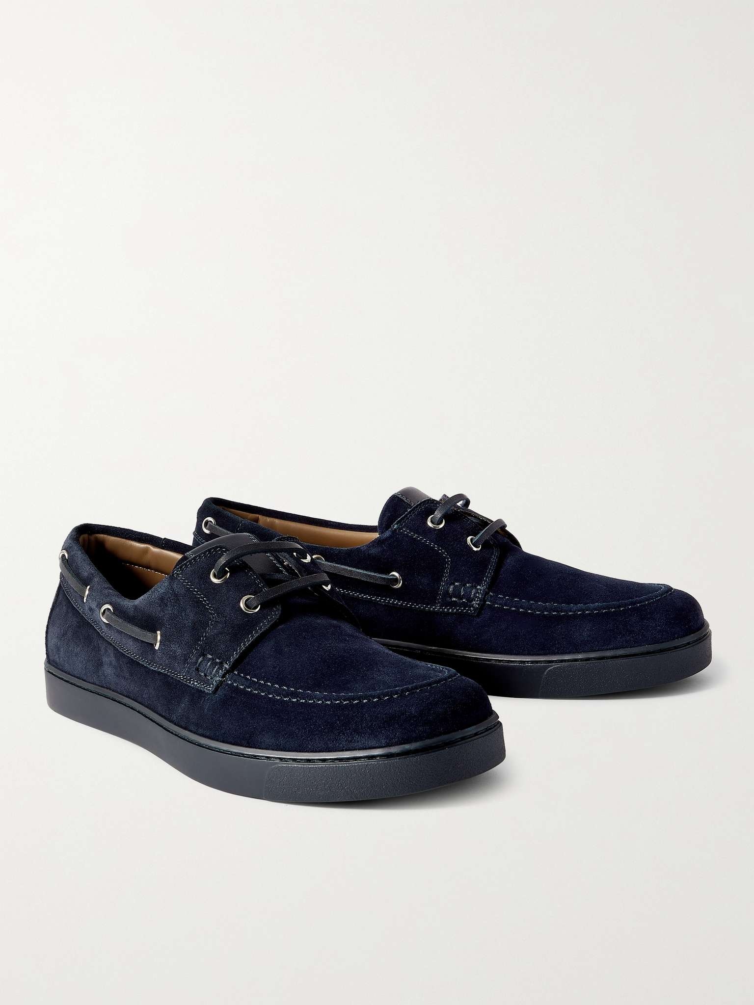 Suede Boat Shoes - 4