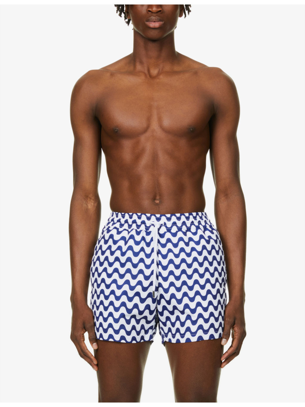 Sport graphic-print regular-fit swim shorts - 3