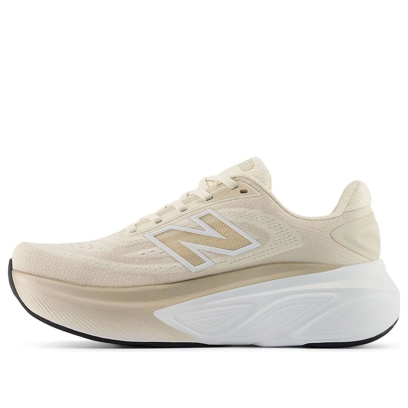 (WMNS) New Balance Fresh Foam More V6 'Permafrost Bisque White' WMORLB6 - 1