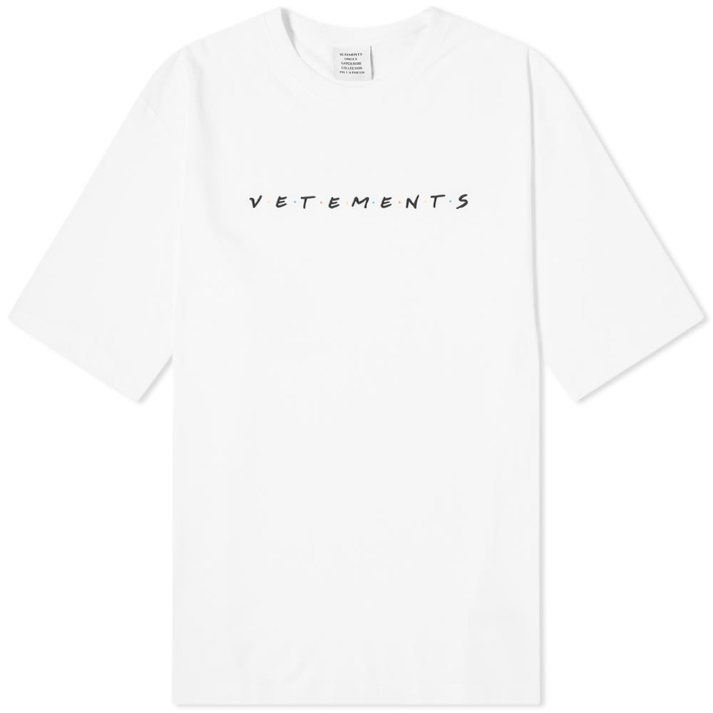 VETEMENTS Oversized Friendly Logo Tee - 1