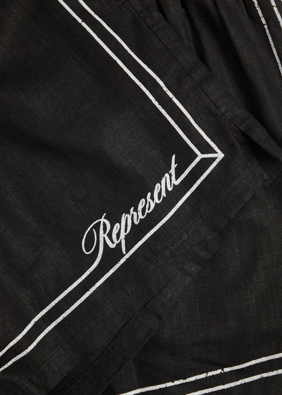 Represent Border Ramie Shorts - 5