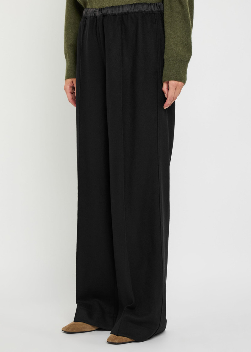 Vince Vince Satin-trim Straight-leg Trousers outlook