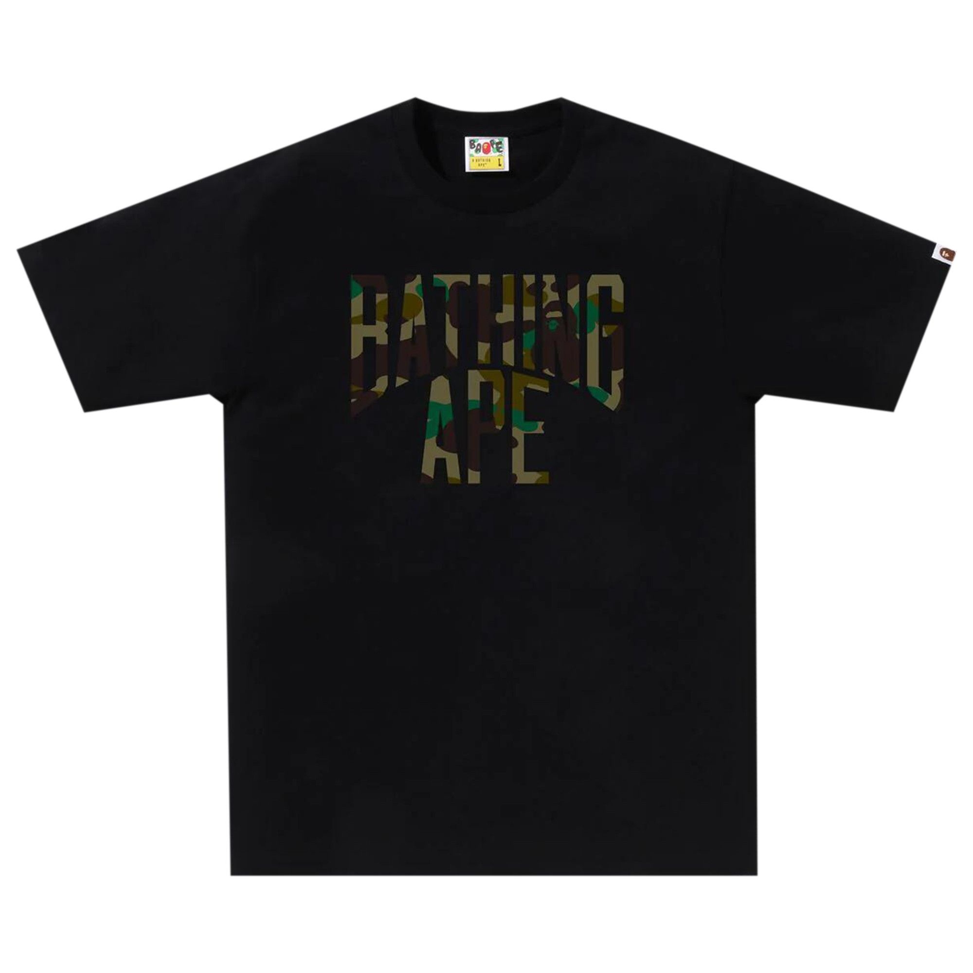 BAPE 1st Camo NYC Logo Tee 'Black/Green' - 1