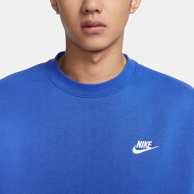 Nike Nike Club Crew Neck Sweatshirt 'Blue' BV2663-480 outlook
