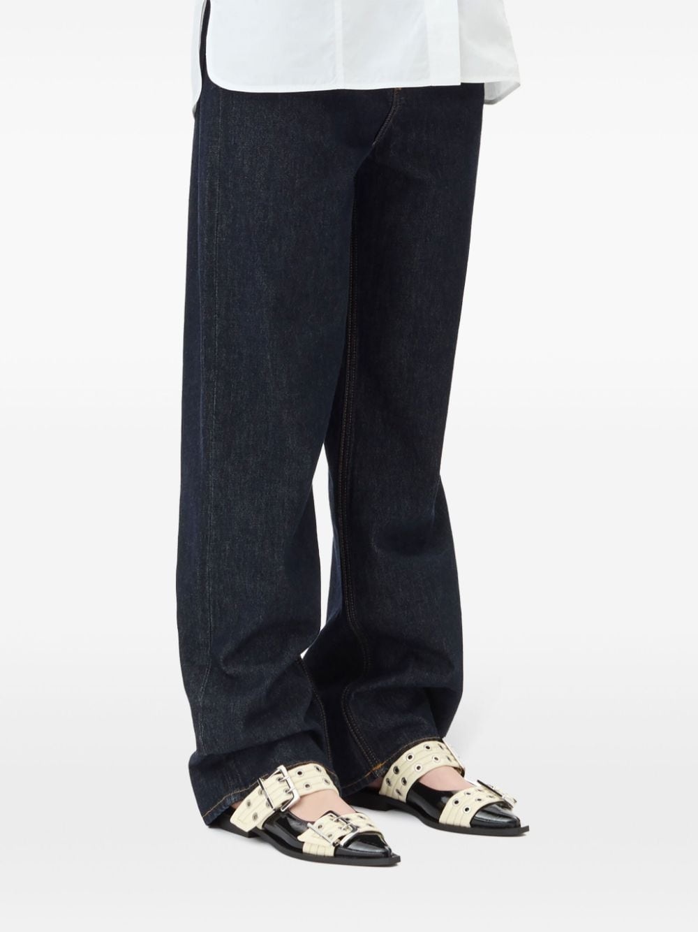 buckle-detail ballet flats - 3