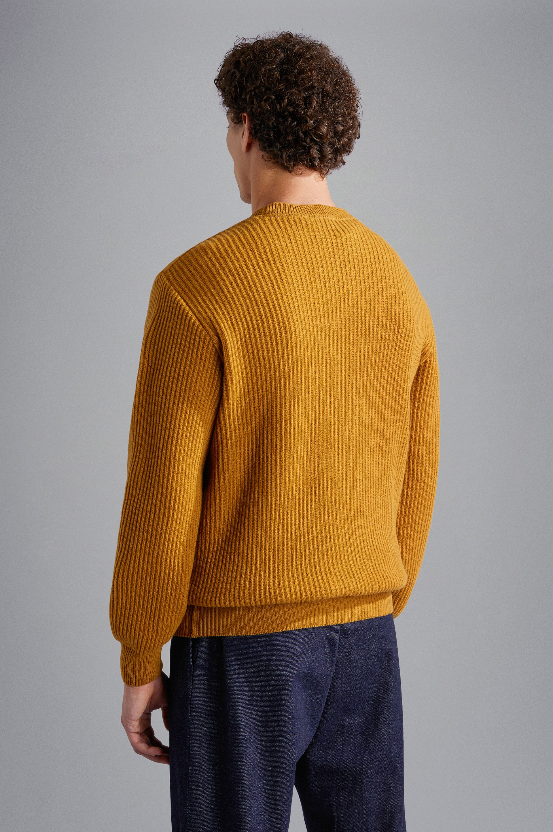 RIBBED RE-WOOL SWEATER - 3