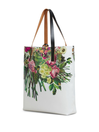 Marni floral-print tote bag outlook