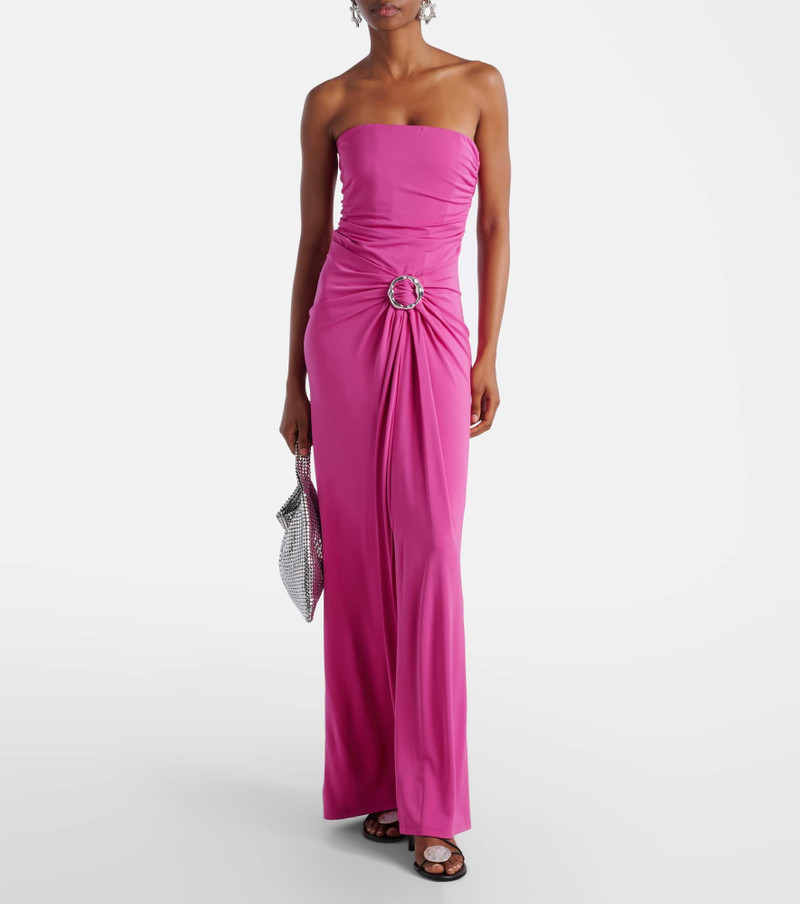 SIMKHAI Emma gathered jersey bustier dress outlook