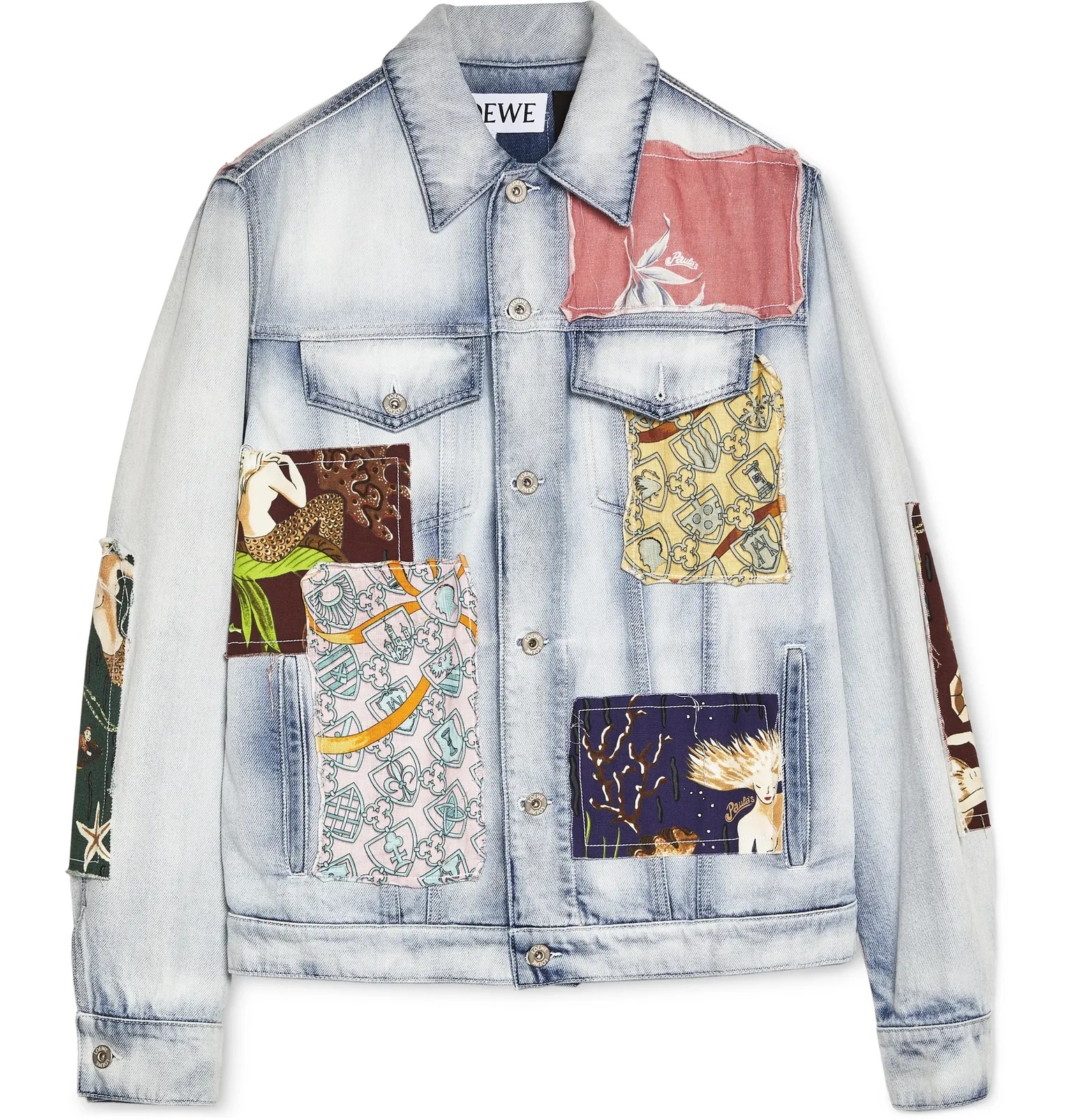 + Paula's Ibiza Patchwork Denim Jacket - 1