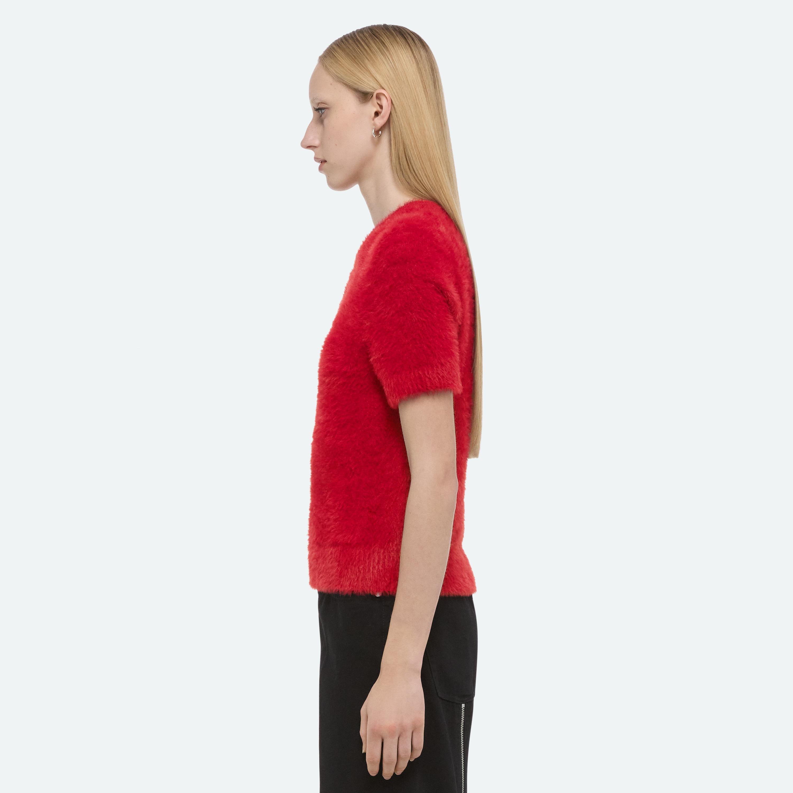 CROPPED SWEATER TEE - 5