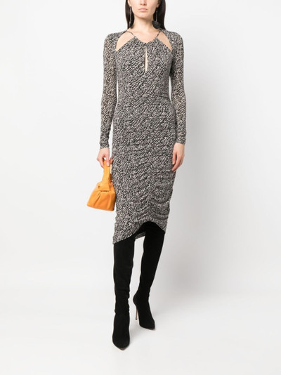 Isabel Marant Logane cut-out midi dress outlook