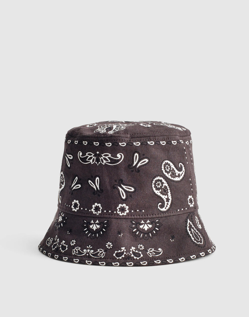 Bandana-Print Bucket Hat 1