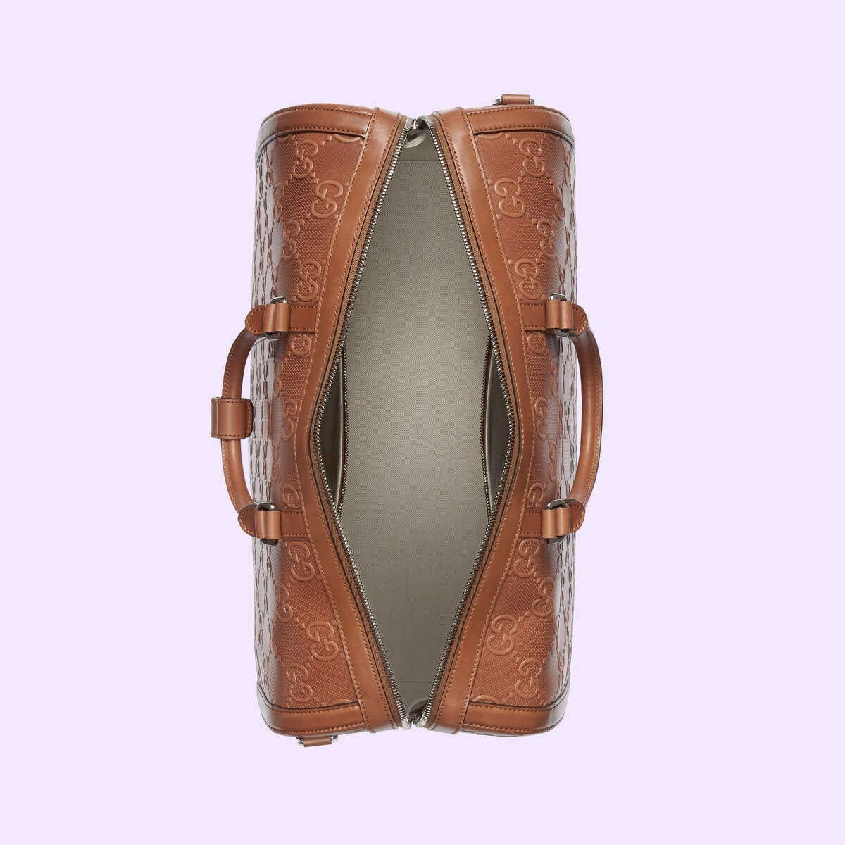 GG embossed duffle bag 8