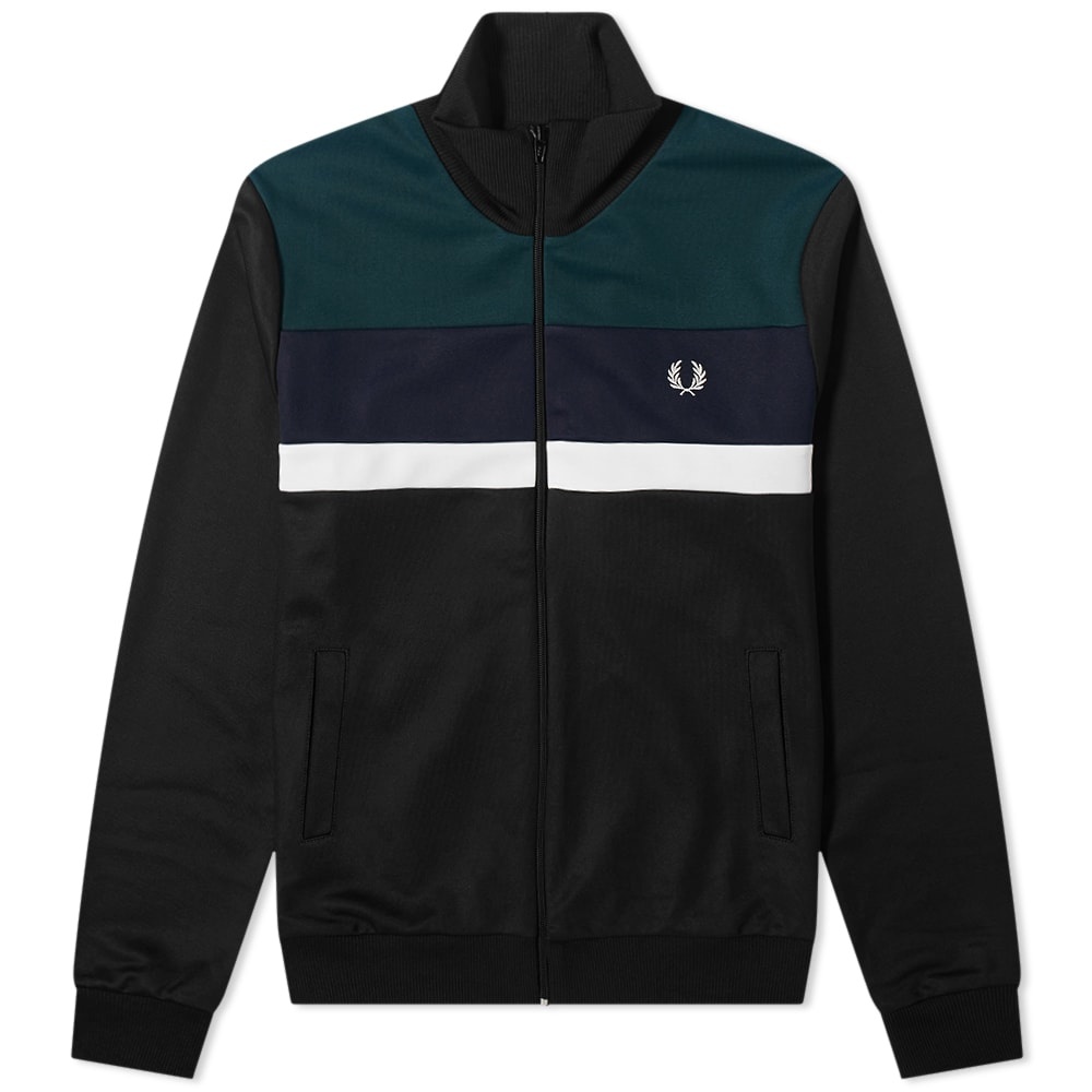 Fred Perry Authentic Colourblock Track Jacket - 1