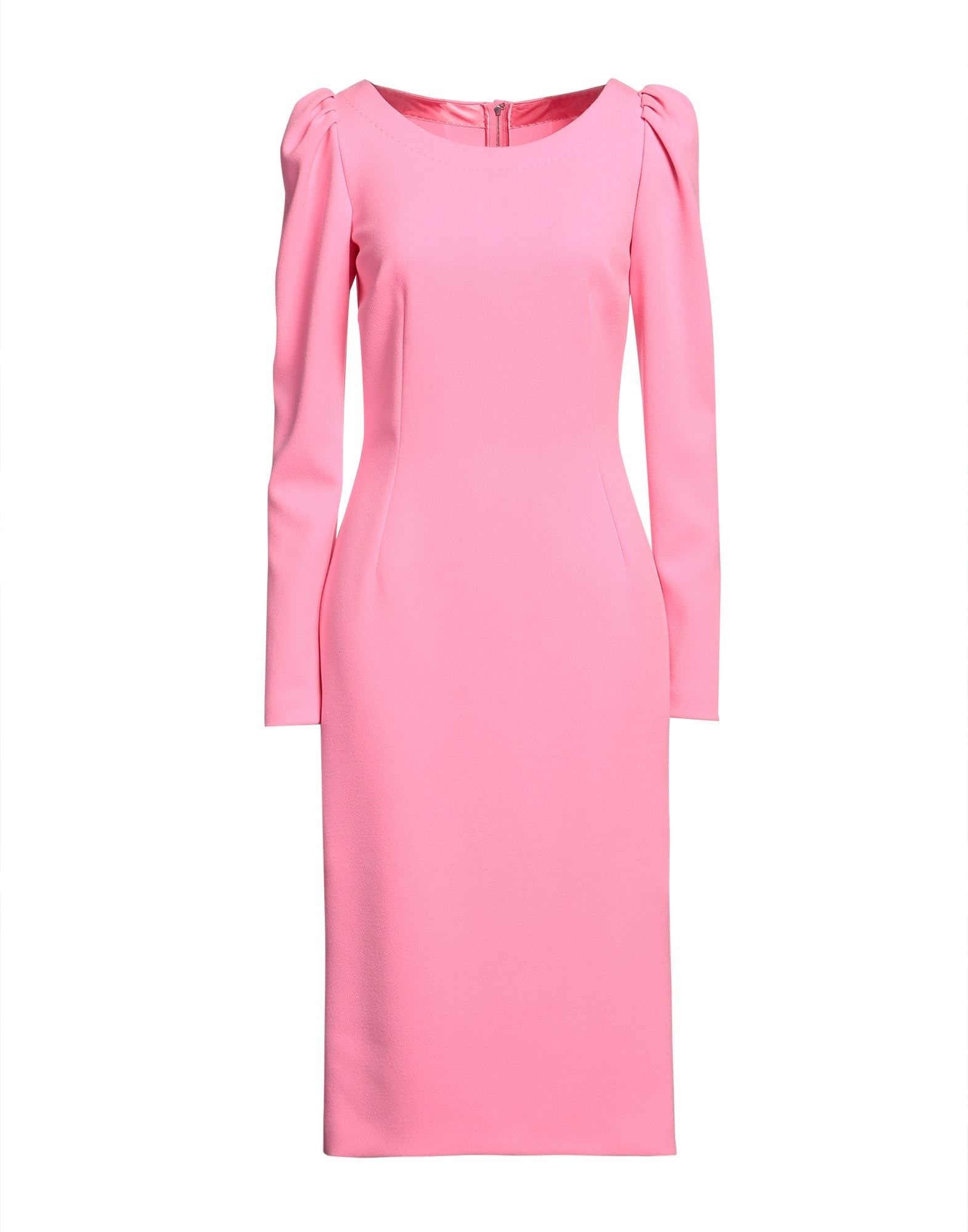 Pink Women's Midi Dress - 1