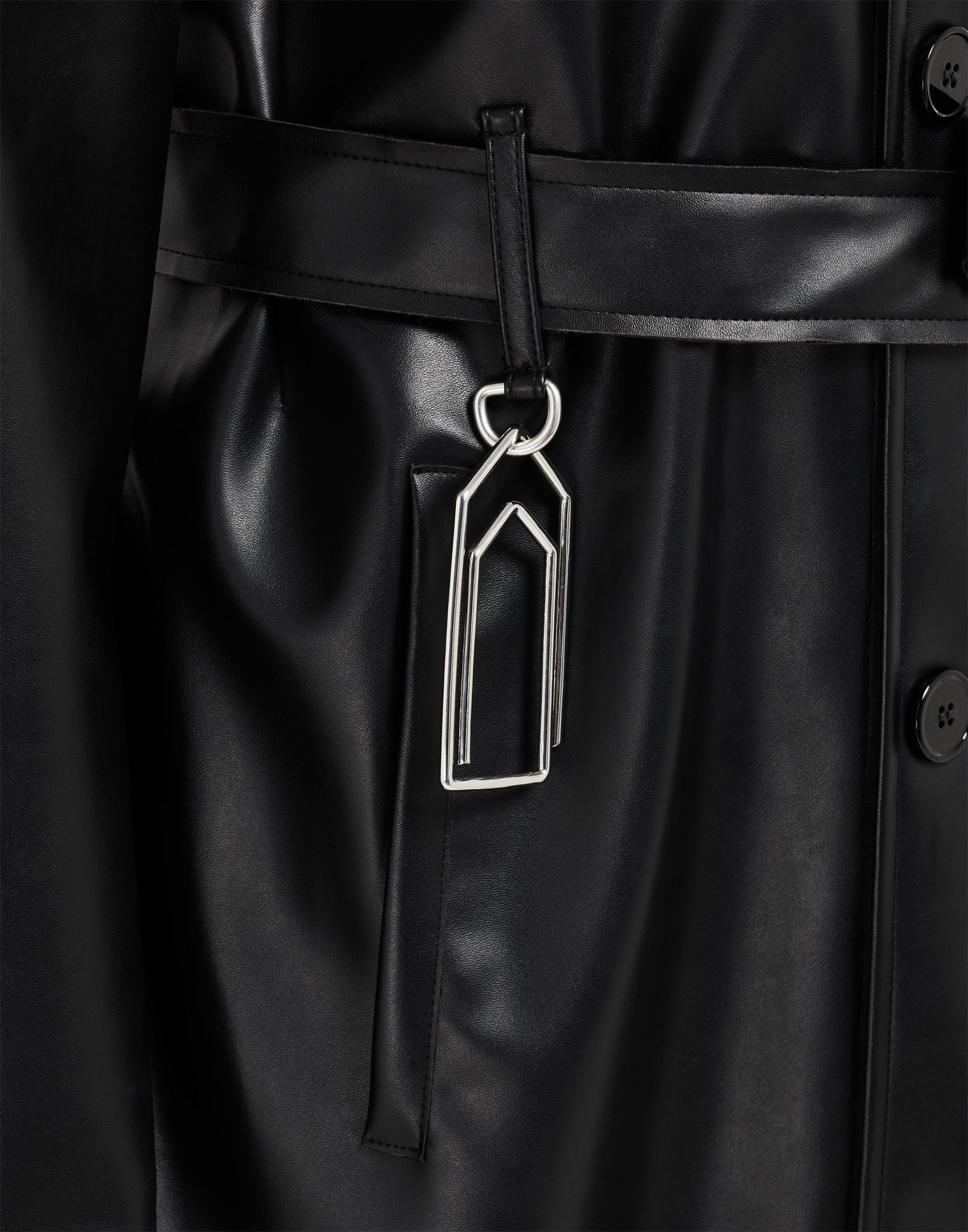 Faux leather coat - 6