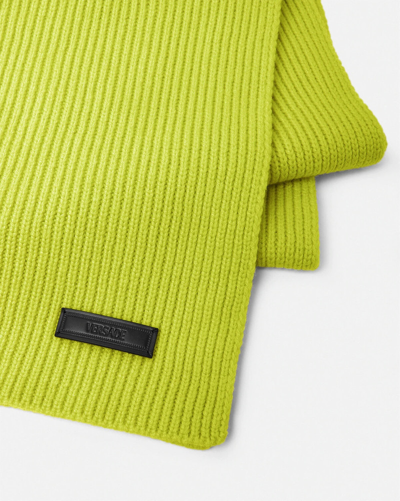 VERSACE Logo Knit Scarf outlook