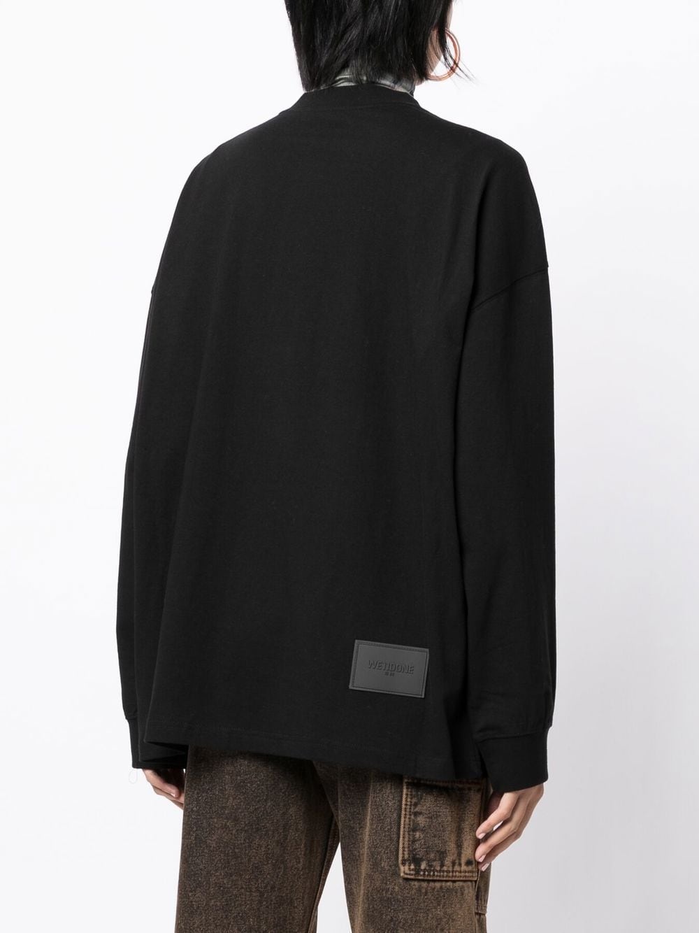 multi-logo cotton sweatshirt - 4