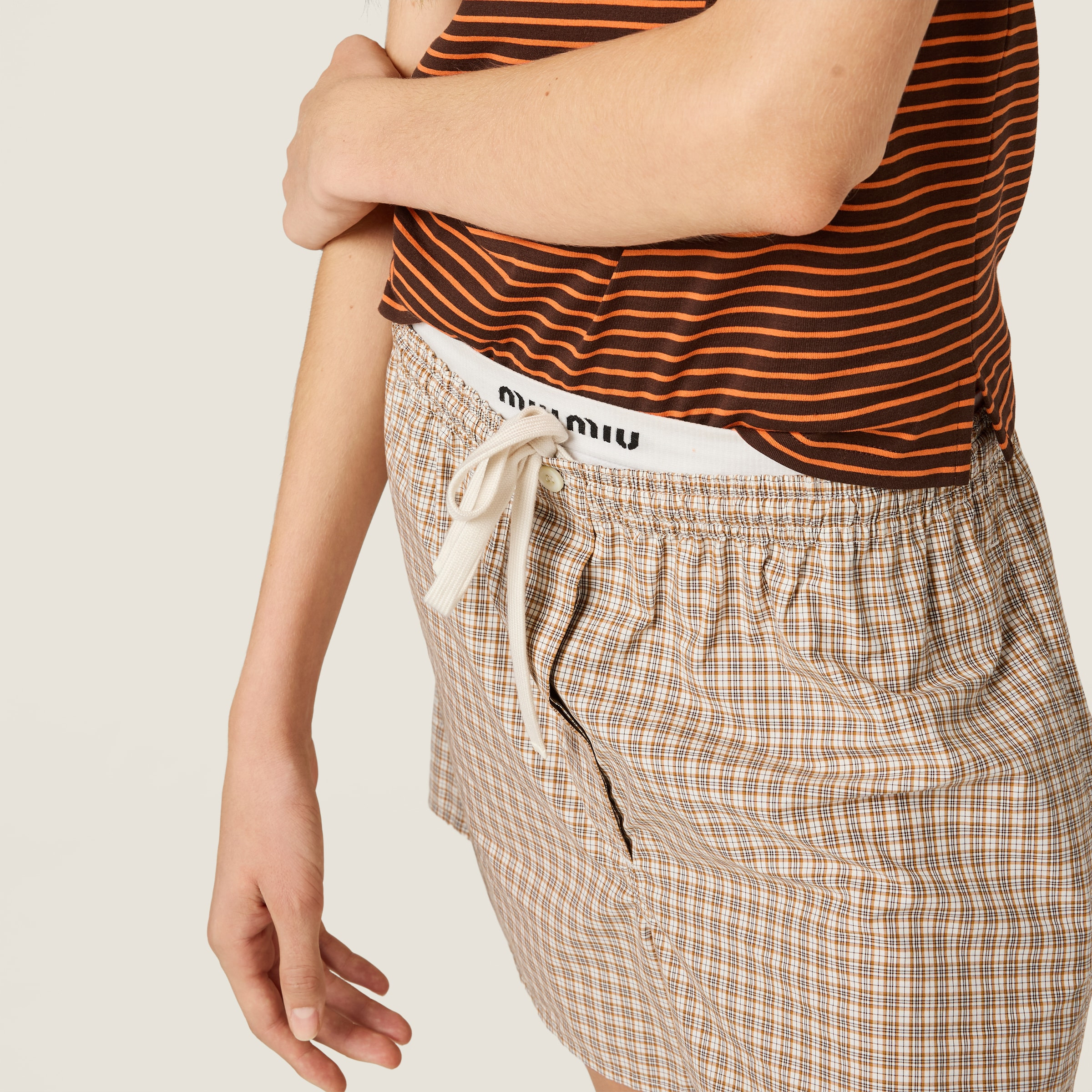 Checked shorts - 4