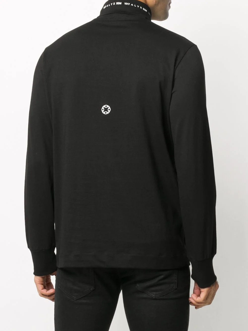 high neck long-sleeved T-shirt - 5