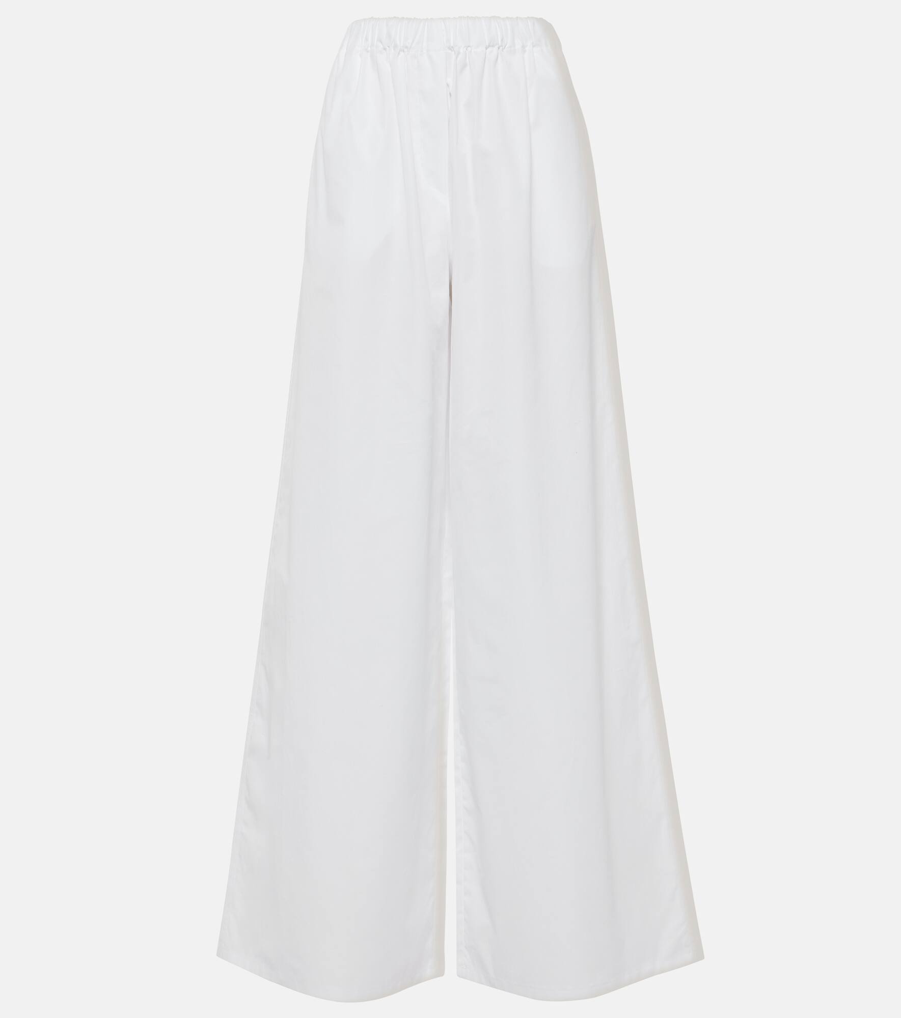 Navigli high-rise cotton wide-leg pants - 1