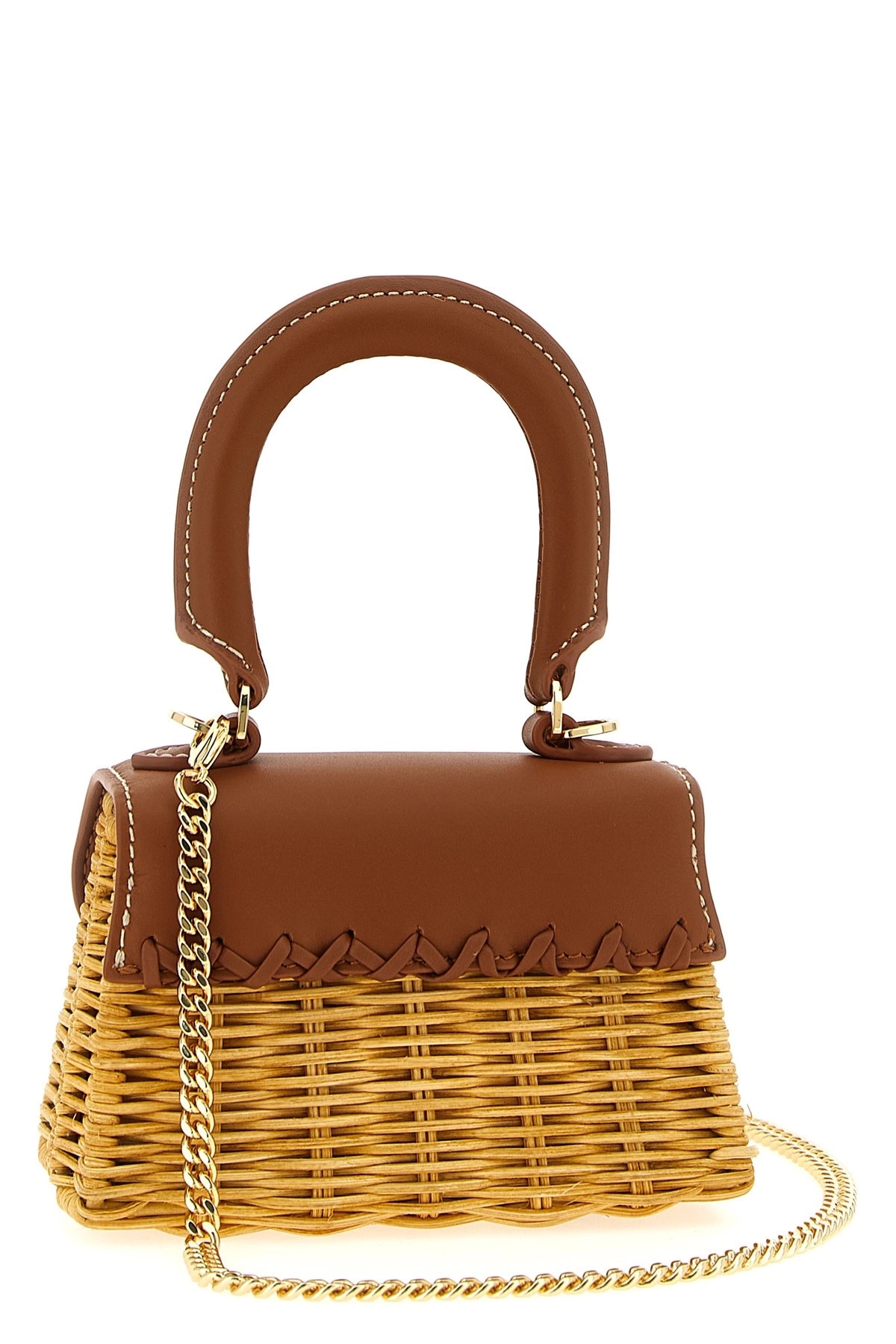 'Rattan micro bow' handbag - 3