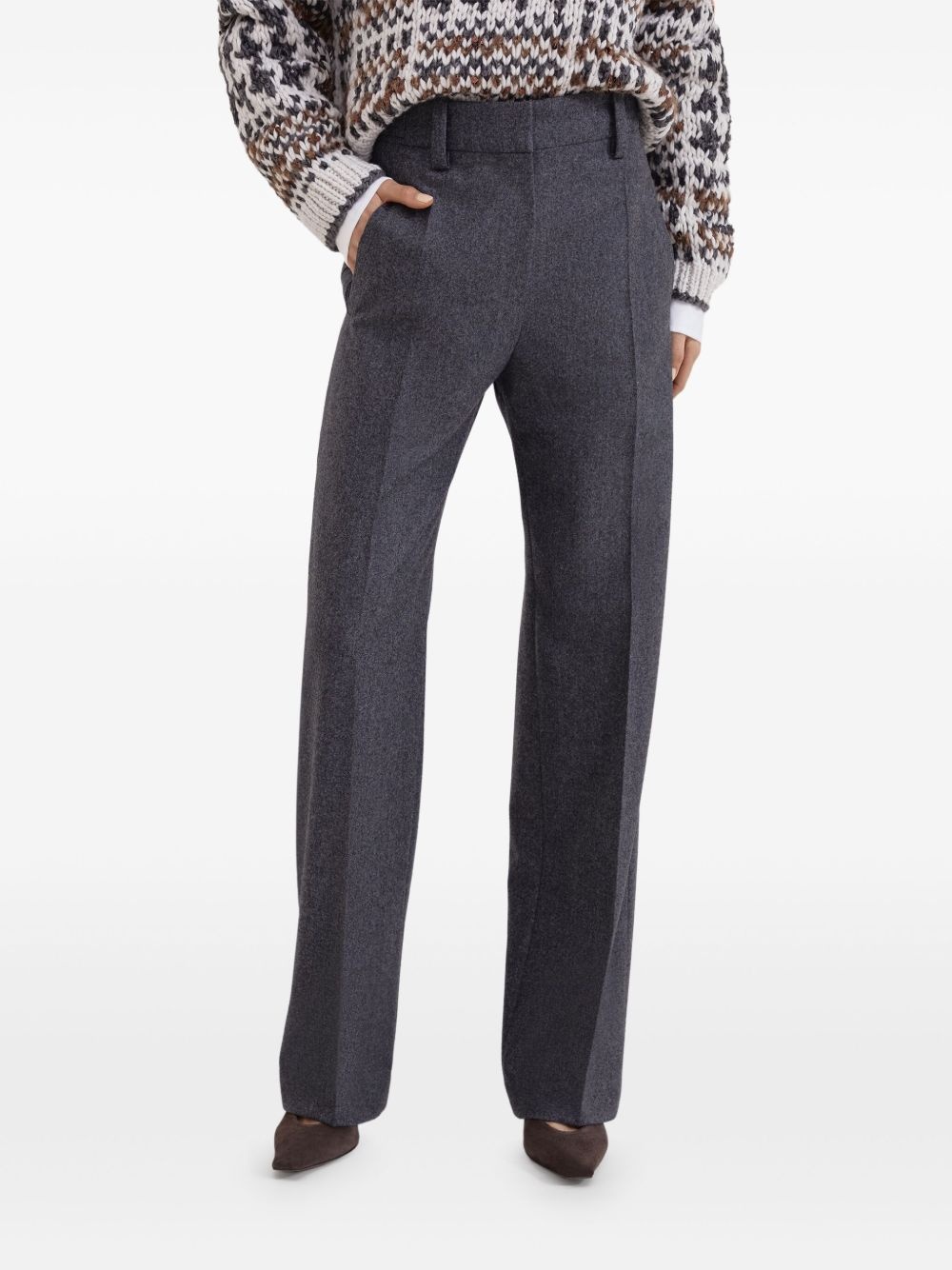 tailored wool trousers - 3