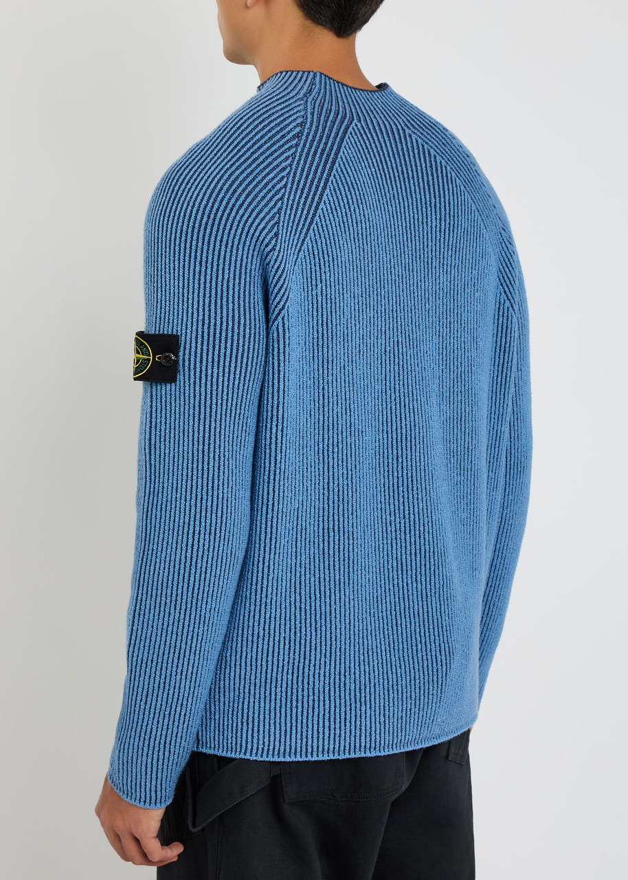 Stone Island Ribbed Knit Jumper - 3