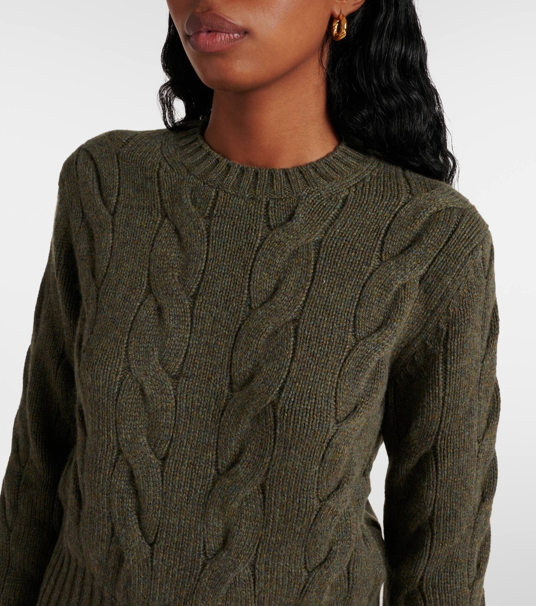 Napier cable-knit cashmere sweater - 4