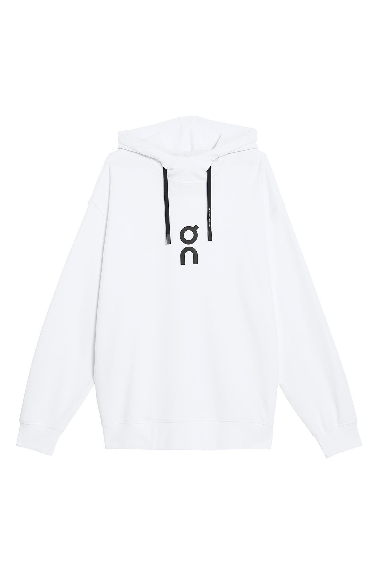 Club Oversize Organic Cotton Blend Hoodie in White at Nordstrom - 5
