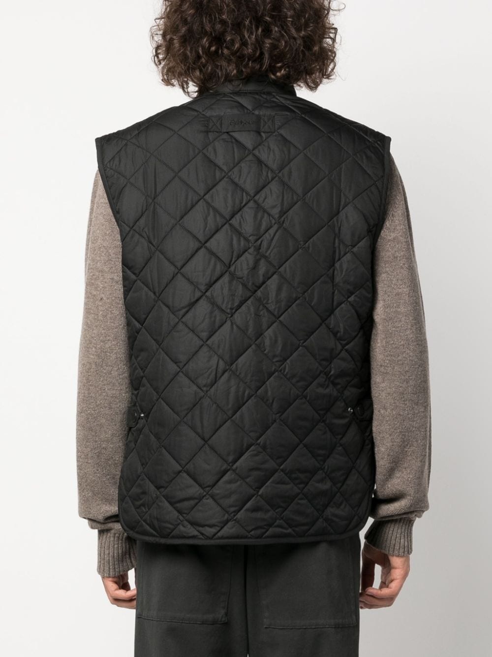quilted two-pocket gilet - 4