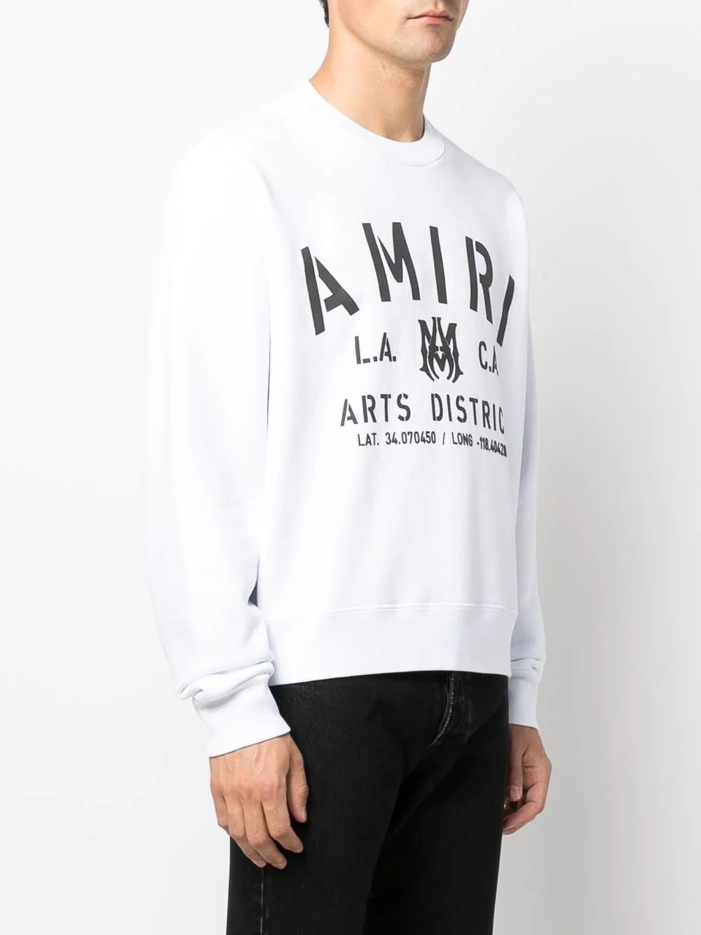 logo-print crew-neck sweatshirt - 3