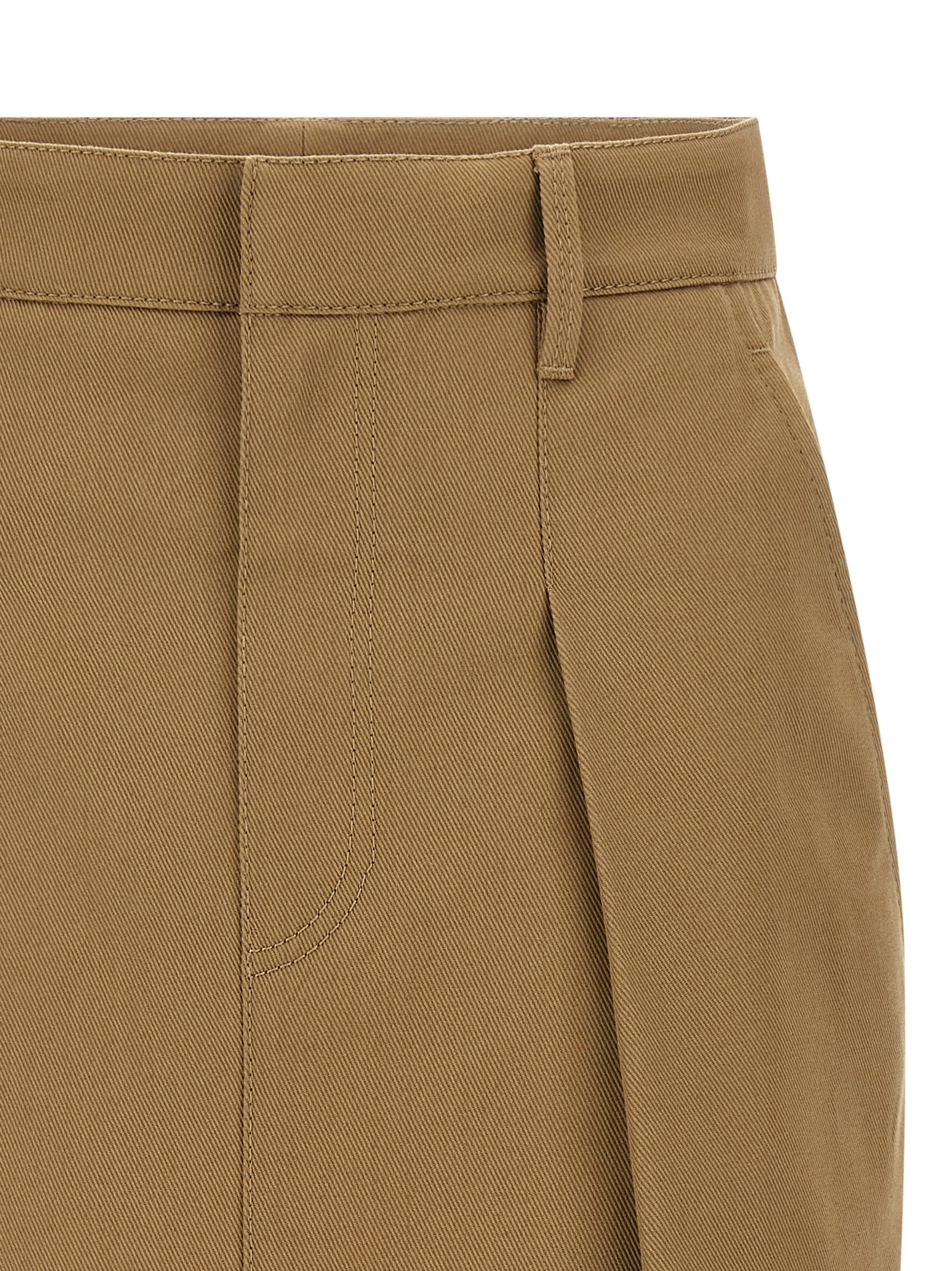Pleated Skirt Skirts Brown - 3