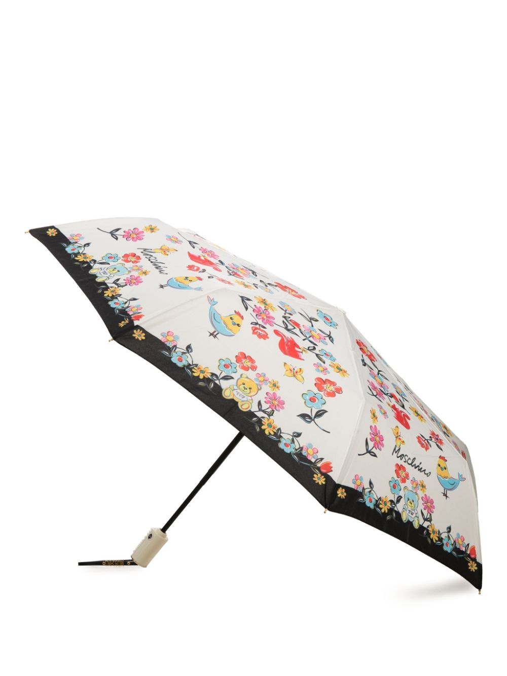 floral-print foldable umbrella - 3