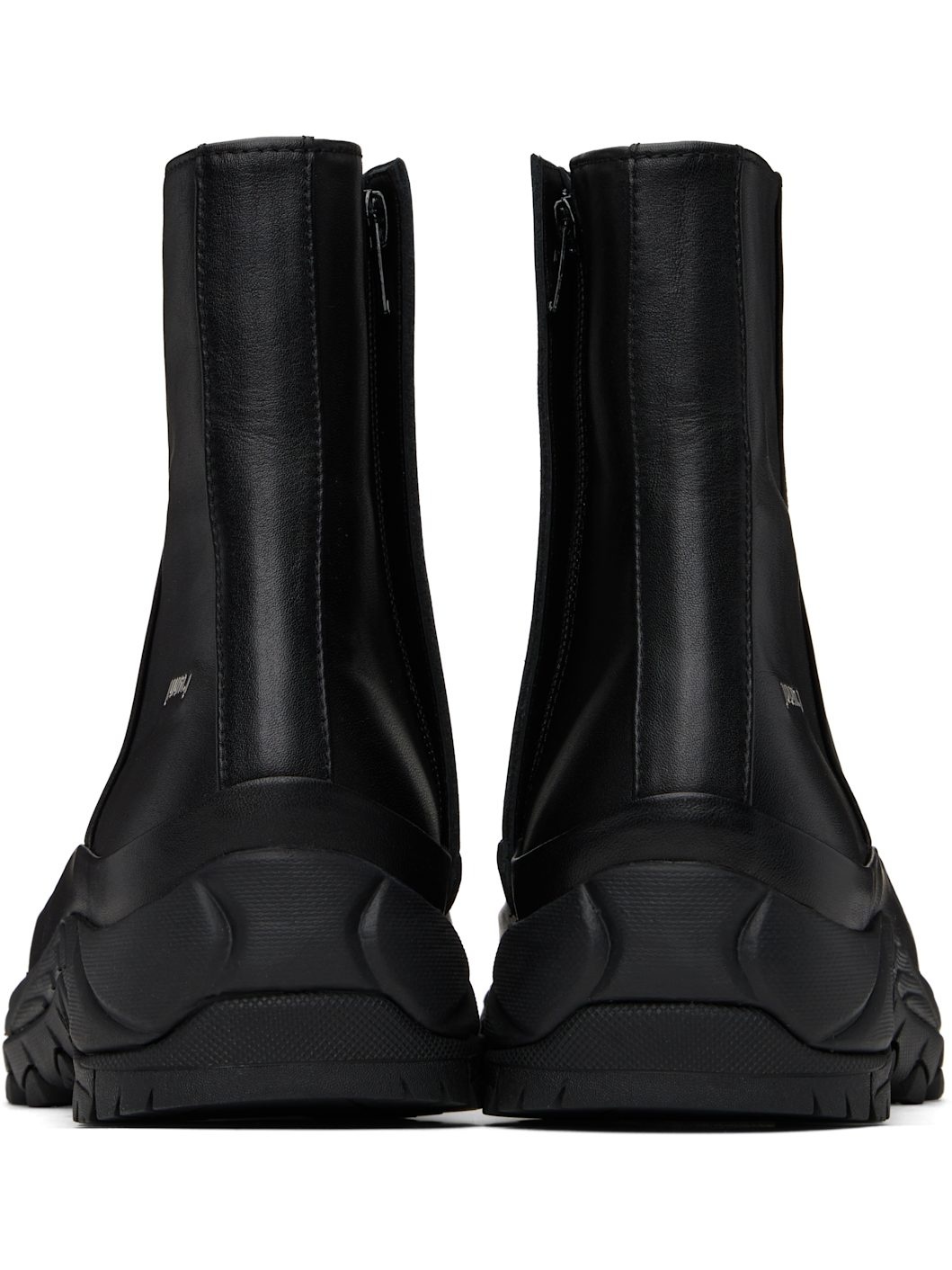 Black Vibram Ankle Boots - 2
