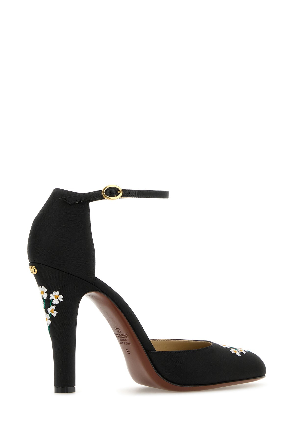 Black fabric Hi Dolly pumps - 3