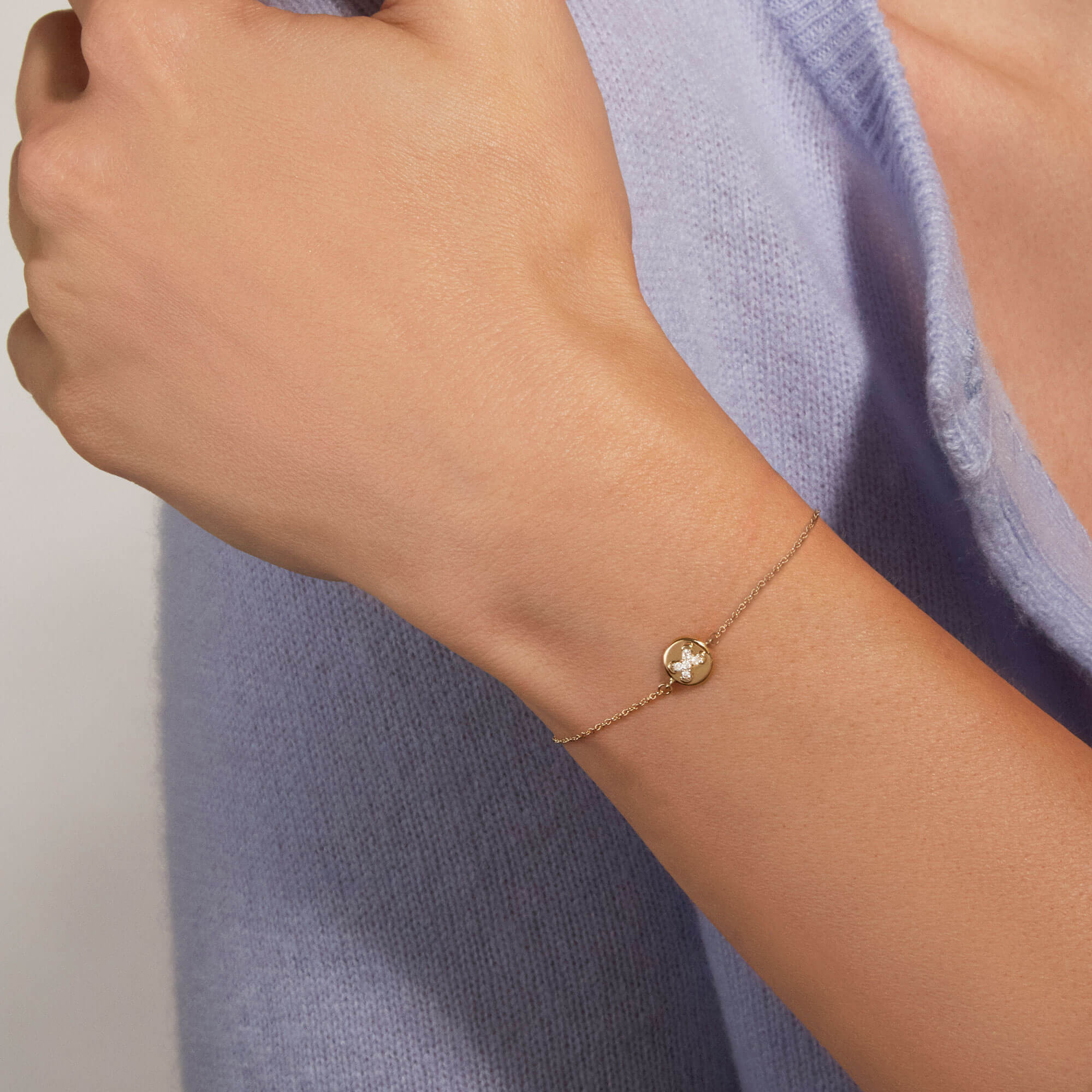 Diamond Button Bracelet - 2