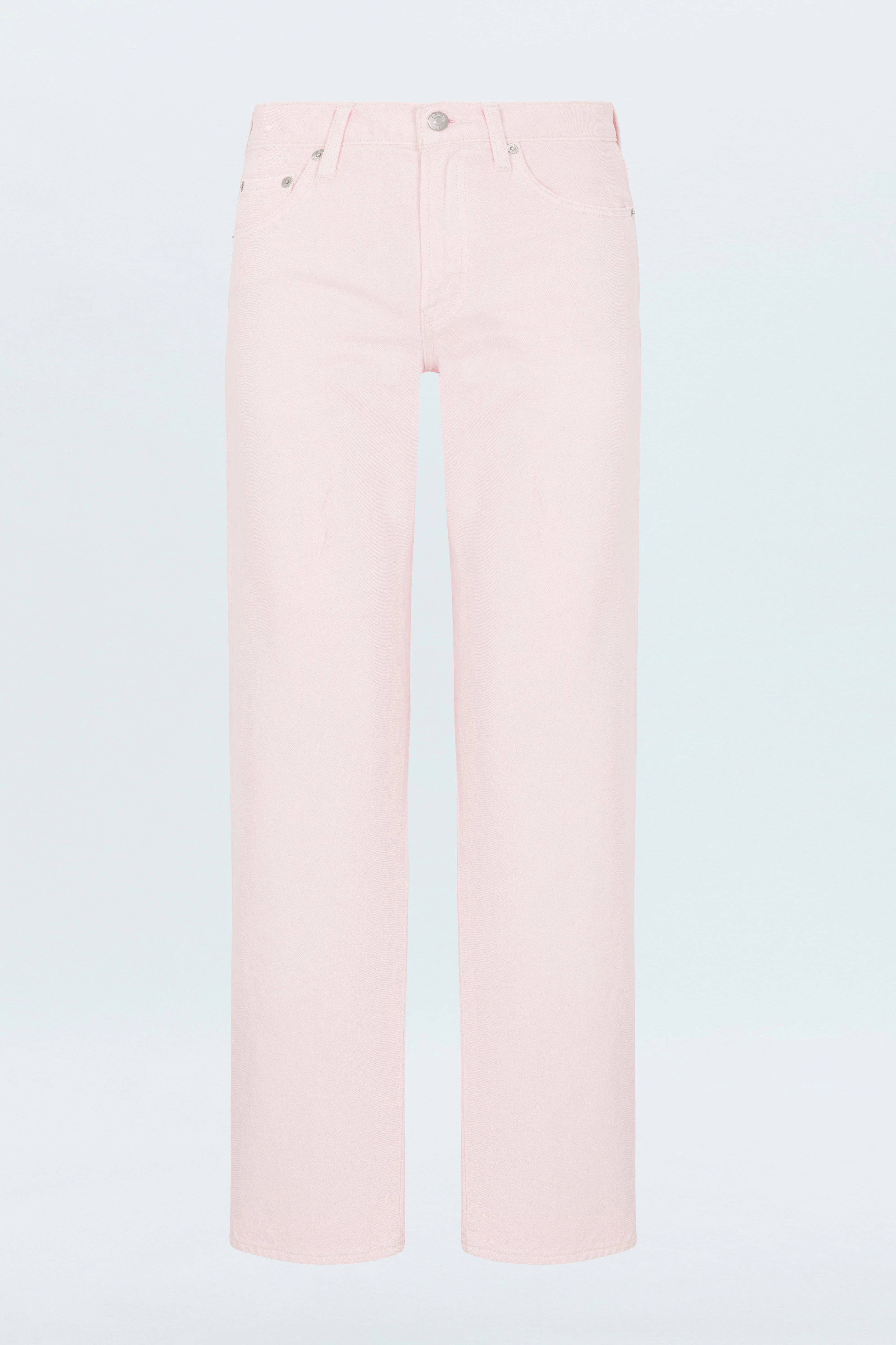 LEXI MID RISE BOWED STRAIGHT JEAN - BLUSH - 1