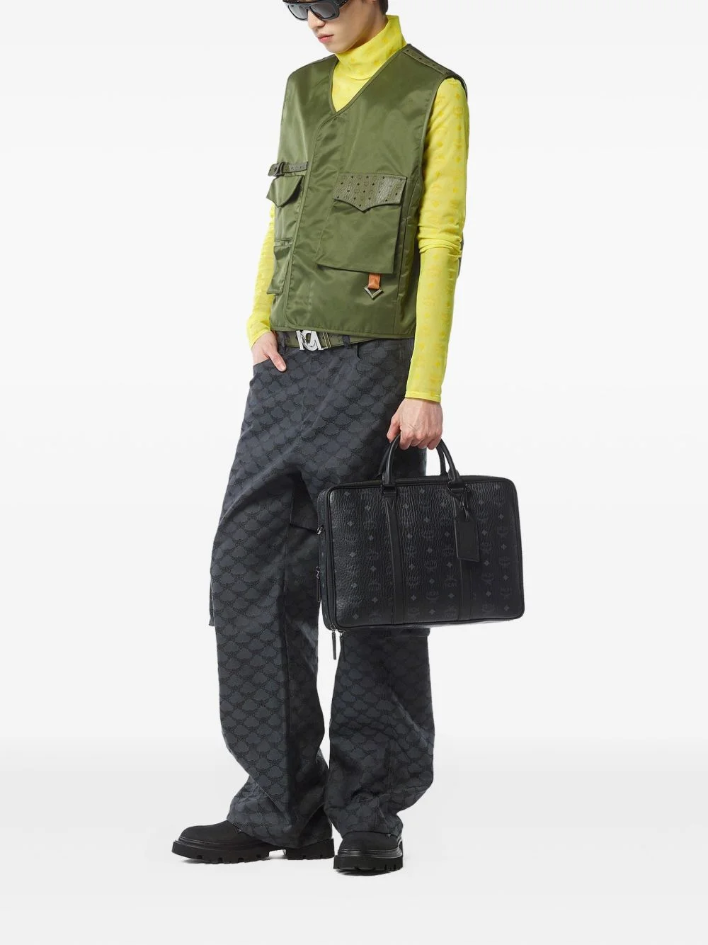 Visetos monogram briefcase - 1