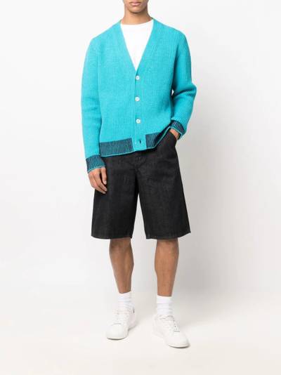 Jil Sander wide-leg denim shorts outlook