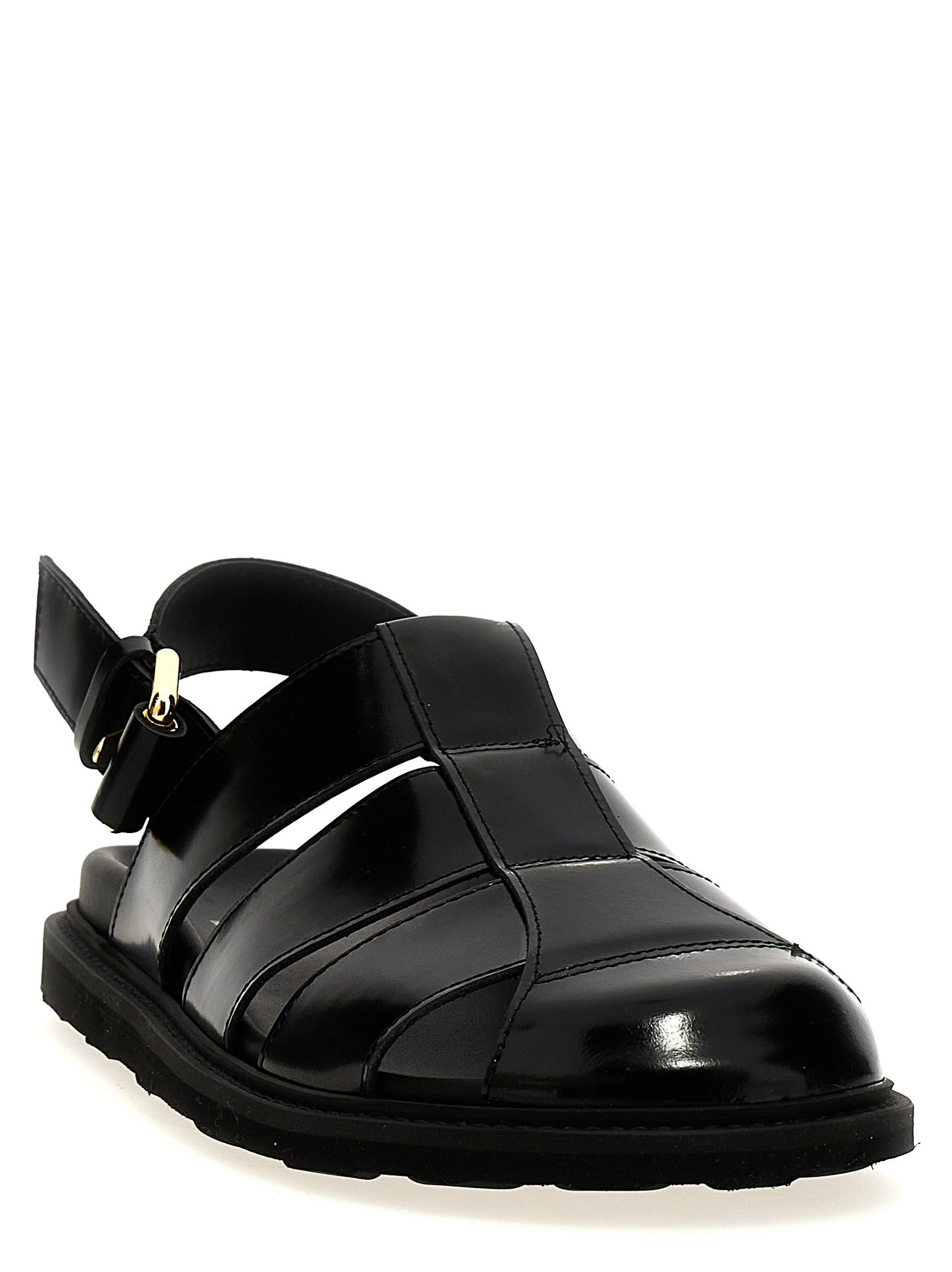 Moschino Men Leather Sandals - 2