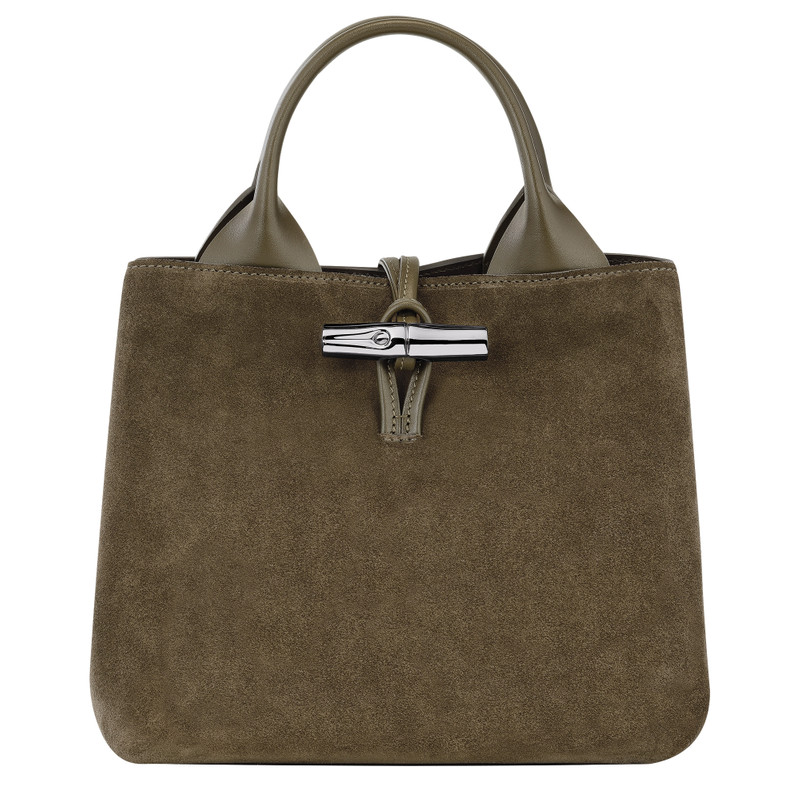 Le Roseau S Handbag Olive - Leather 1