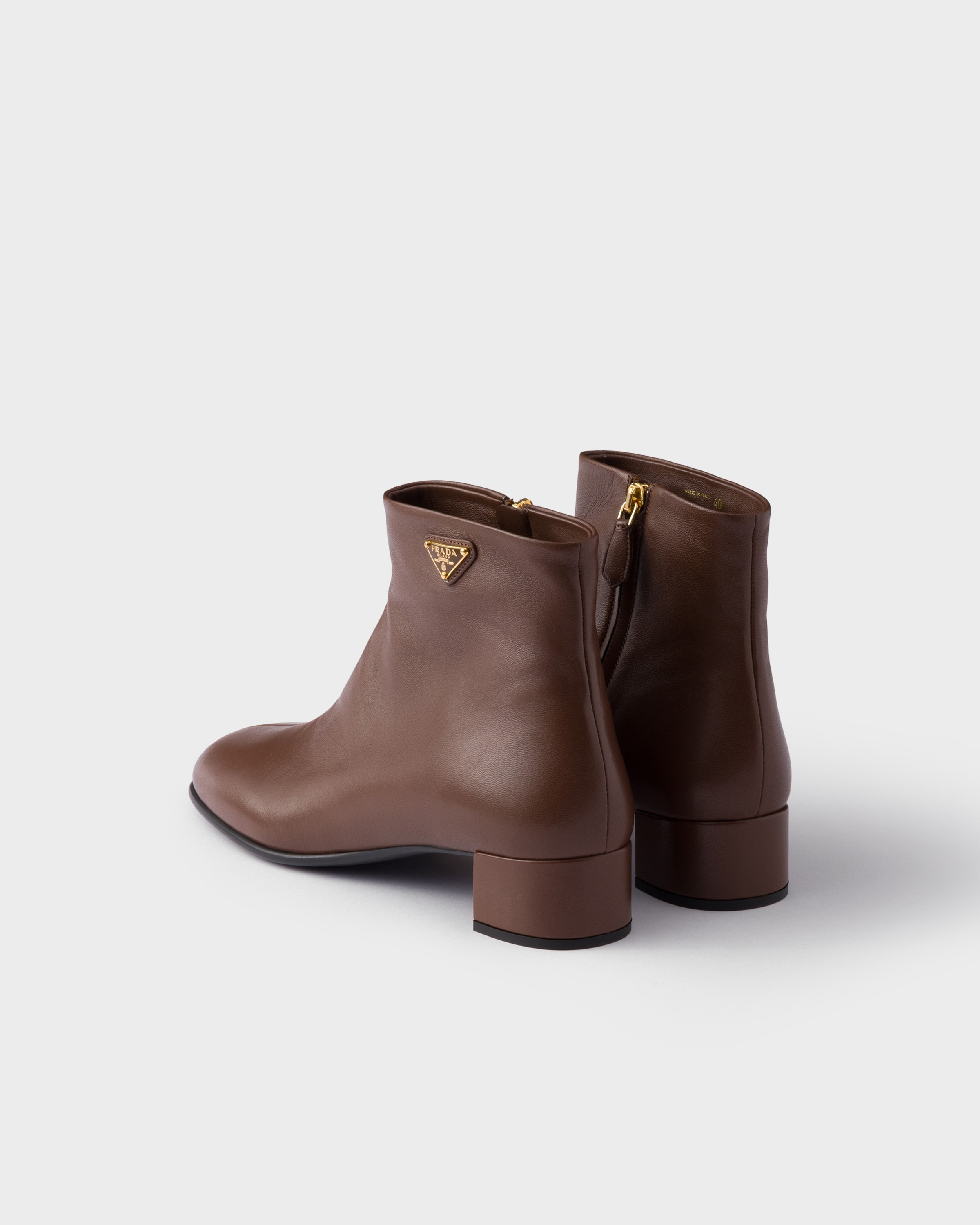 Nappa leather booties - 4
