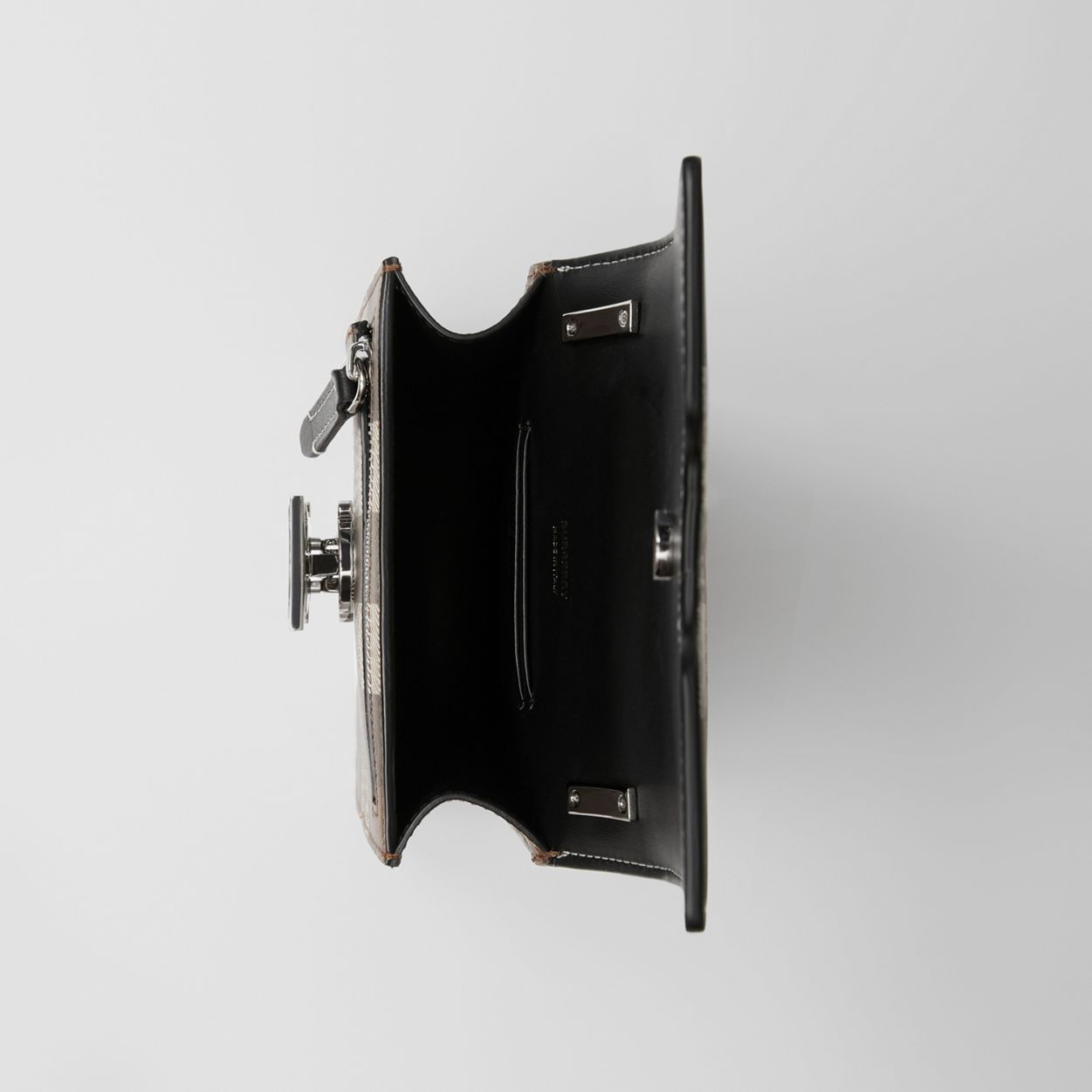 Check Print Leather Robin Bag - 5