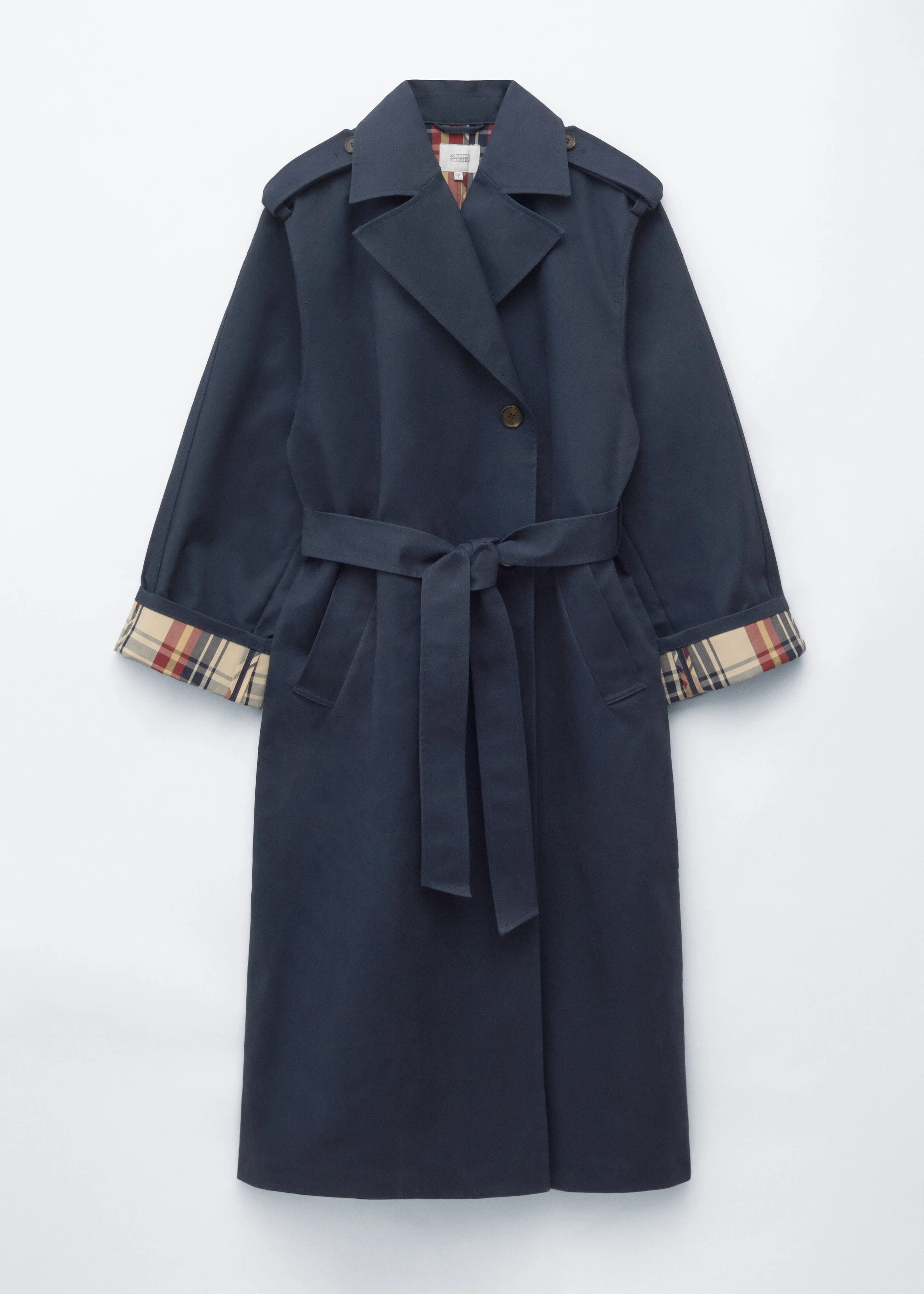 Belted Trench Coat - 1