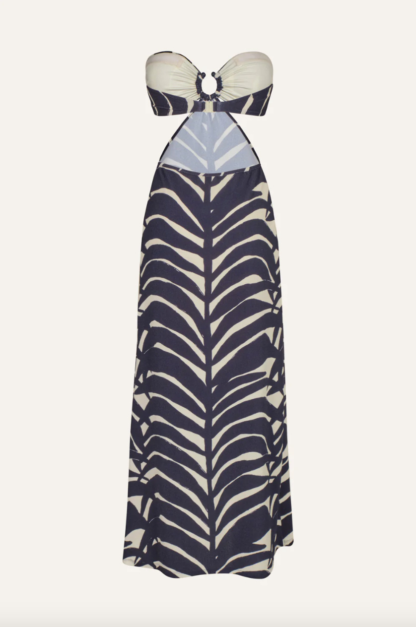 Ocean Layers Ankle Dress - 4