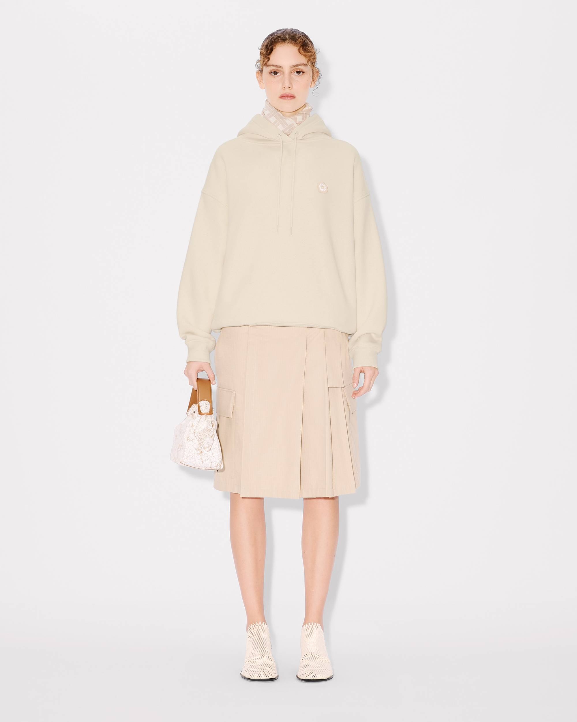 'Boke Flower 2.0' embroidered oversized hoodie in cotton - 5