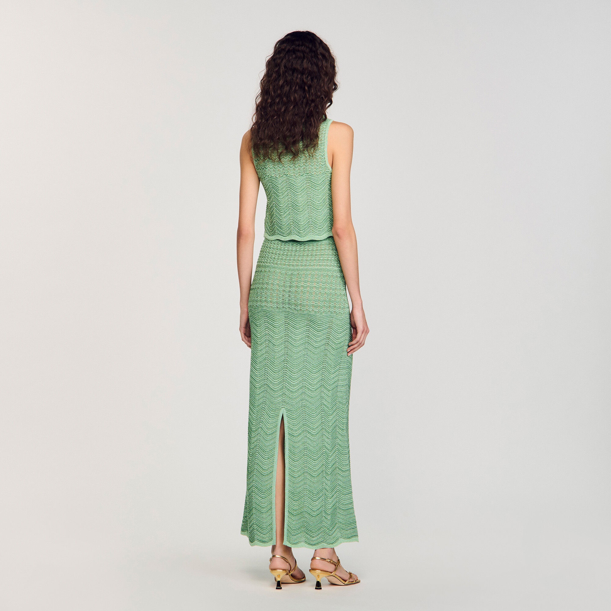 MAXI KNIT SKIRT - 5