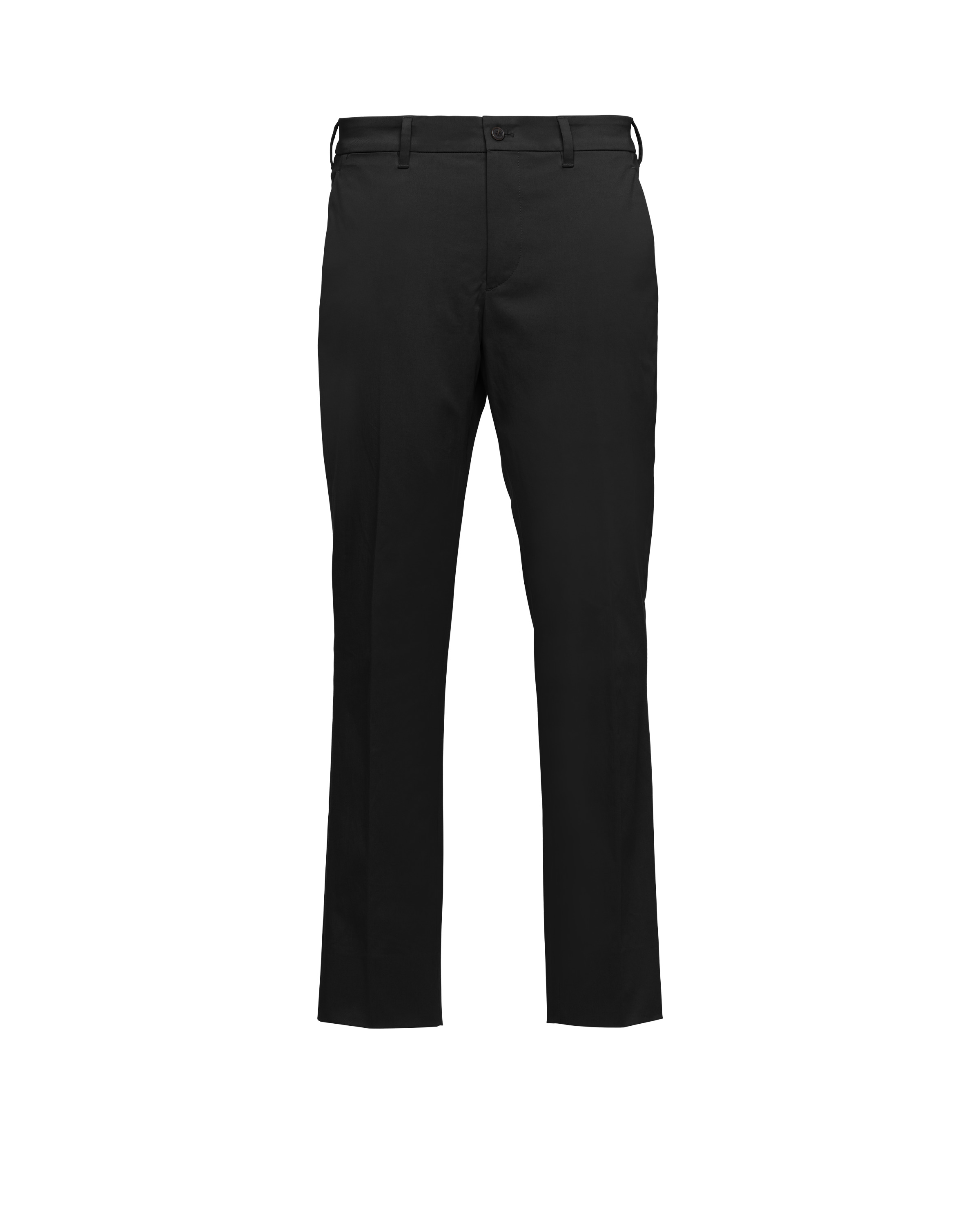 Stretch gabardine trousers - 1